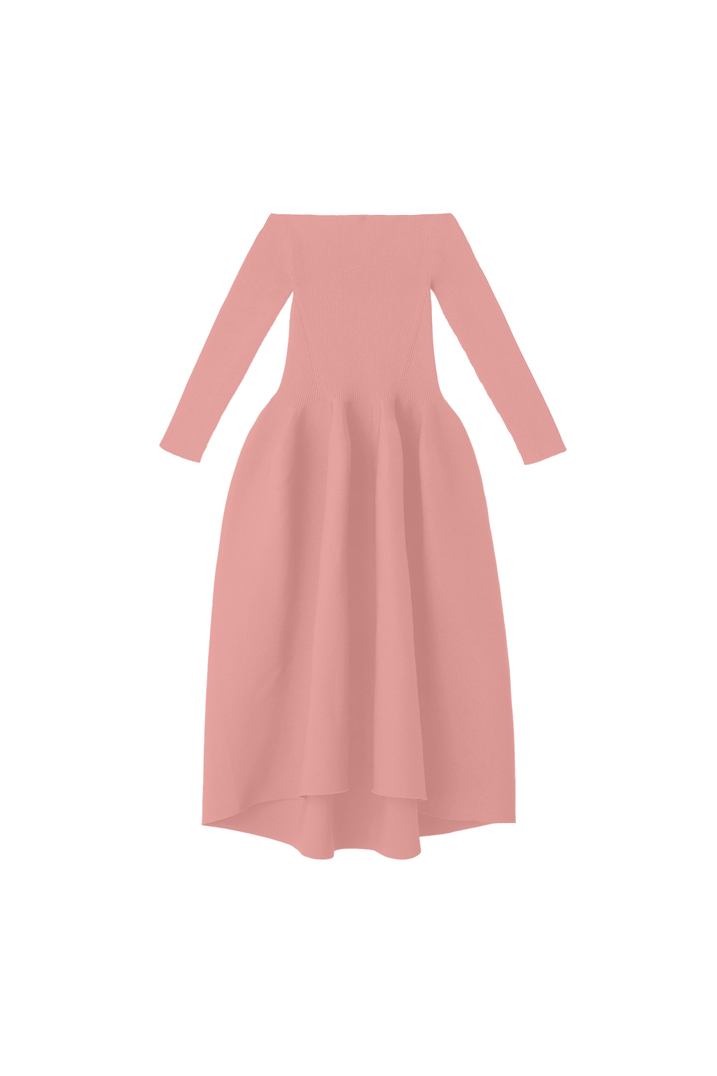 POTTERY HS OFF SHOULDER LONG SLEEVE DRESS