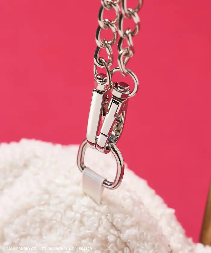 Hello Kitty Fuzzy Charm Pouch