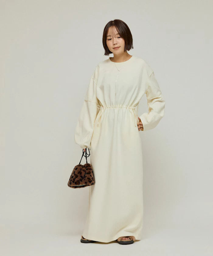 Cocoon Sleeve Damboru Sweat One-Piece / Spindle