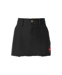 Noise Patch Military Low Rise Mini Skirt