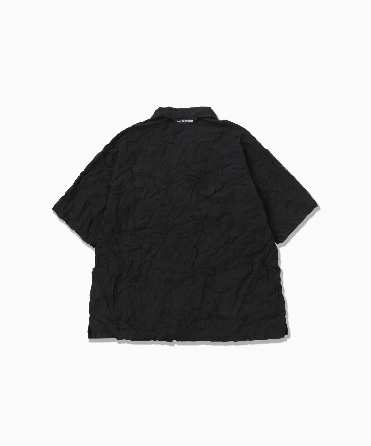 washer pleated open SS shirt (M)