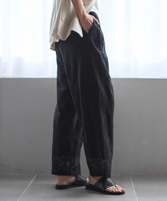 Panel Lace Easy Pants / Compatible with Setup - February 12, 12:00 Release