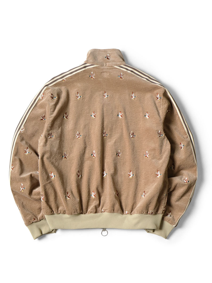 11W Stretch Corduroy Duck Embroidery Track JKT（...