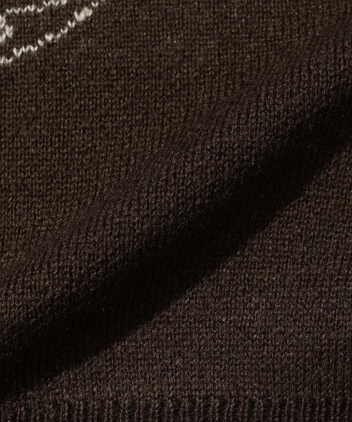 Sweat-like Animal Jacquard Knit
