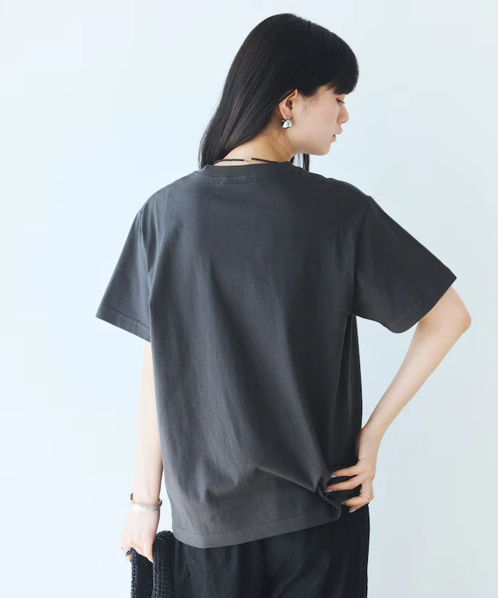 Comfortable Logo Horse Print Crew Neck T-Shirt