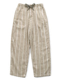 Linen Glitter Frill Stripe Easy...