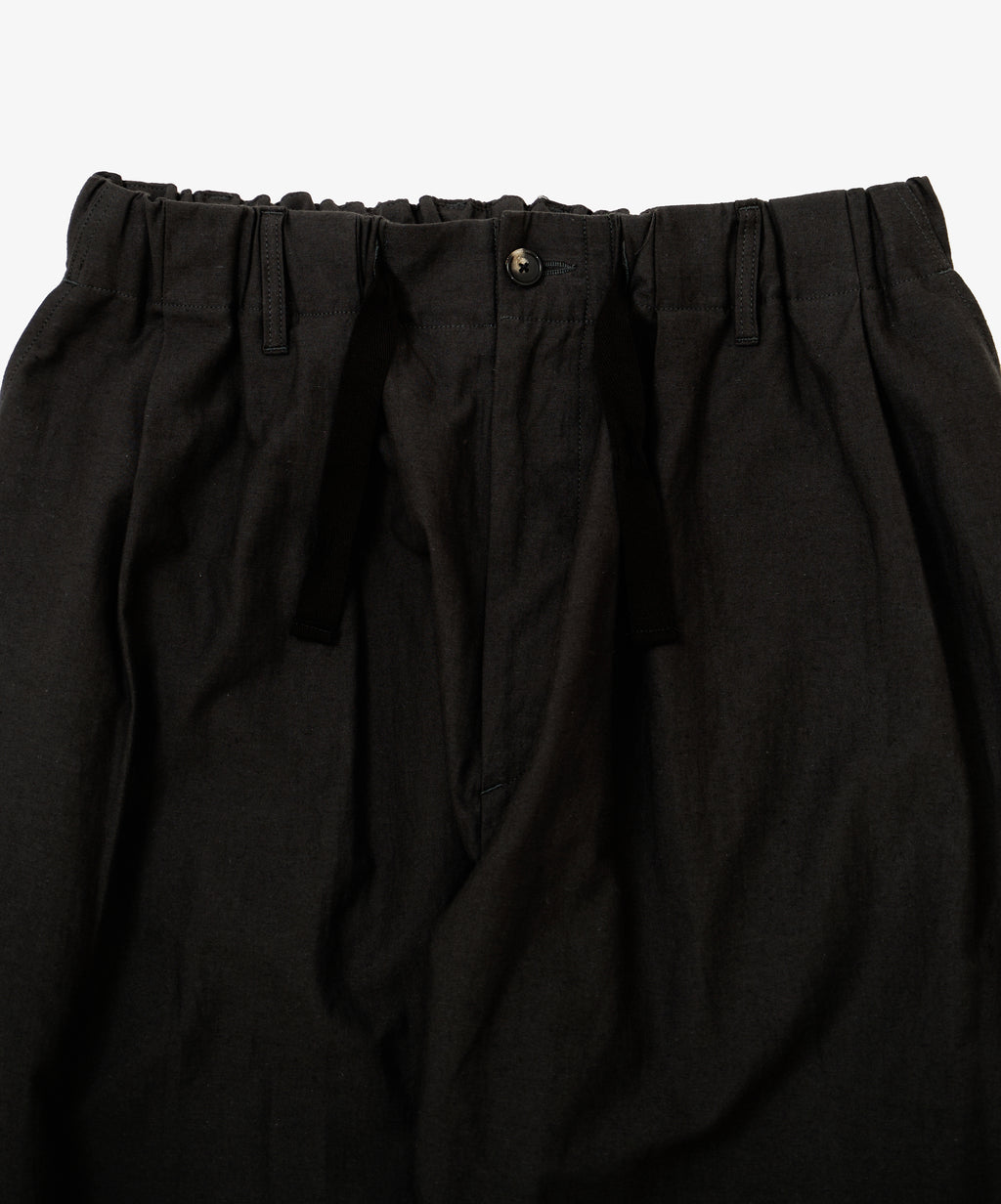 baggy trousers back satin black