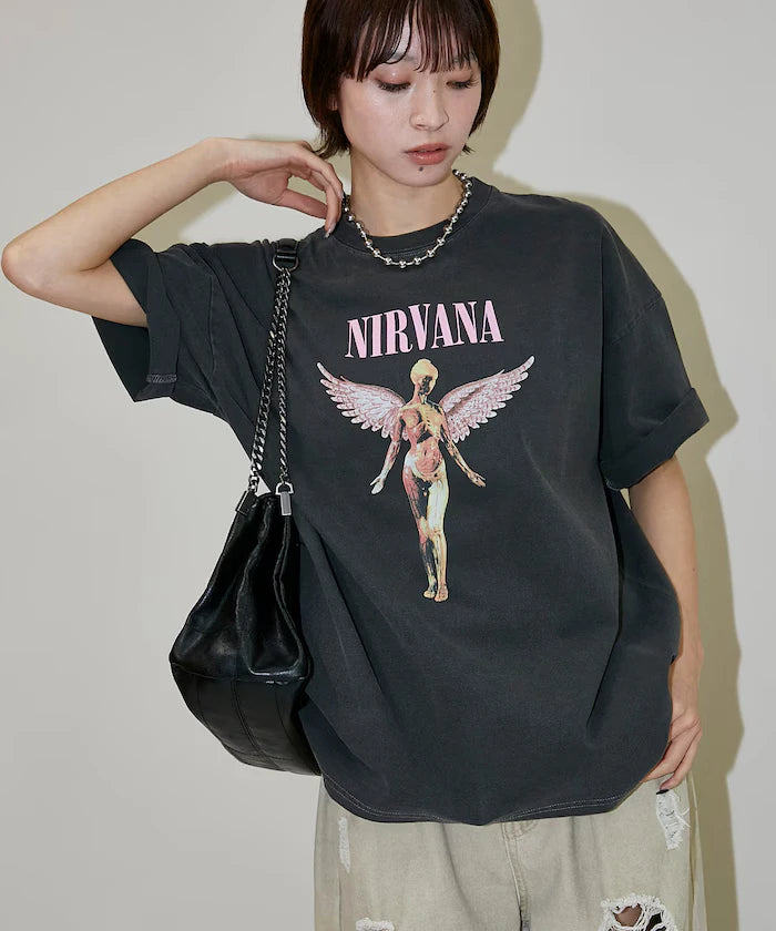 NIRVANA IN UTERO Band T-shirt Limited Edition