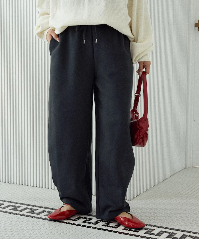 Brushed Back Sweat Curve Pants Limited Edition