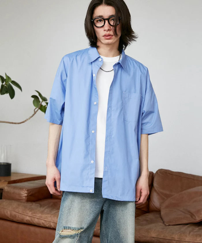 LOVE POP STUDIO Regular Color Half Sleeve Shirt Limited Edition
