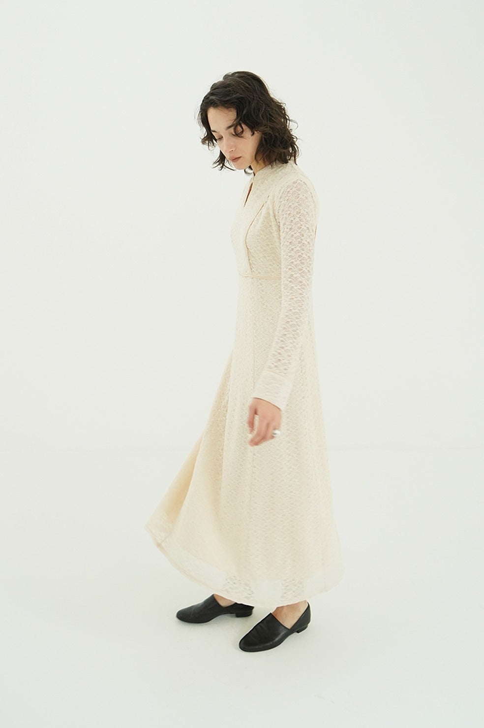 PIPING LINE LACE ONE PIECE