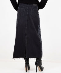 Snake Loop Remake Denim Skirt