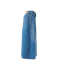 Snake Loop Remake Denim Skirt