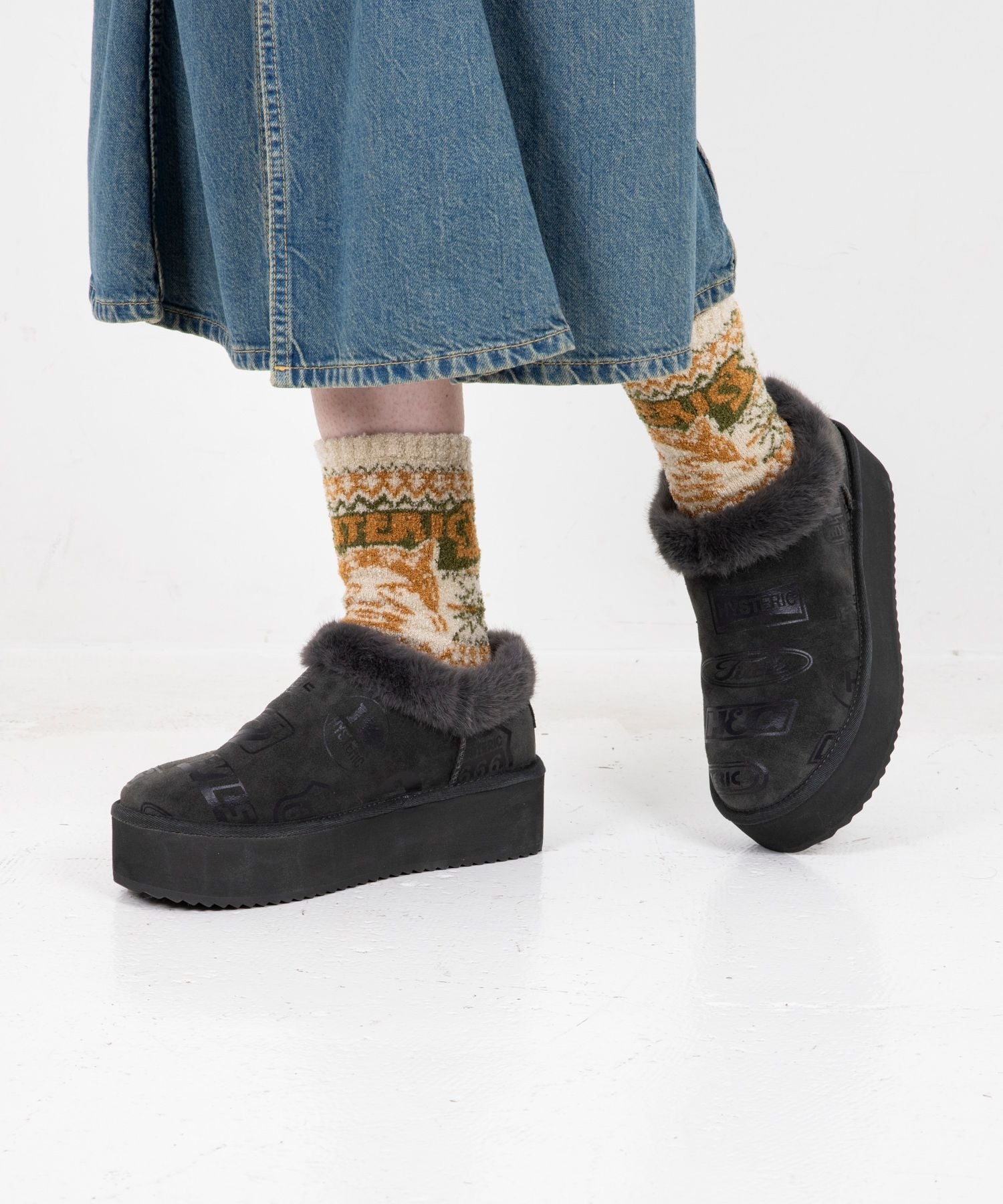 See No Evil Nordic Pattern Socks