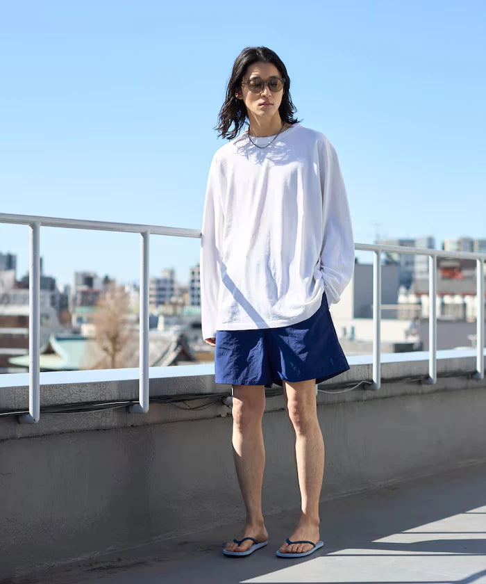 Nylon Short Length Baggy Shorts