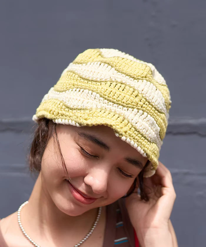 Wave Hand-Woven Knit Hat
