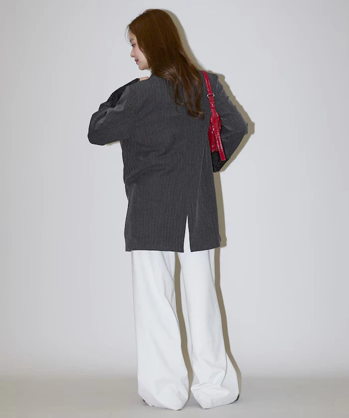 Lace Cuff Tailored Jacket