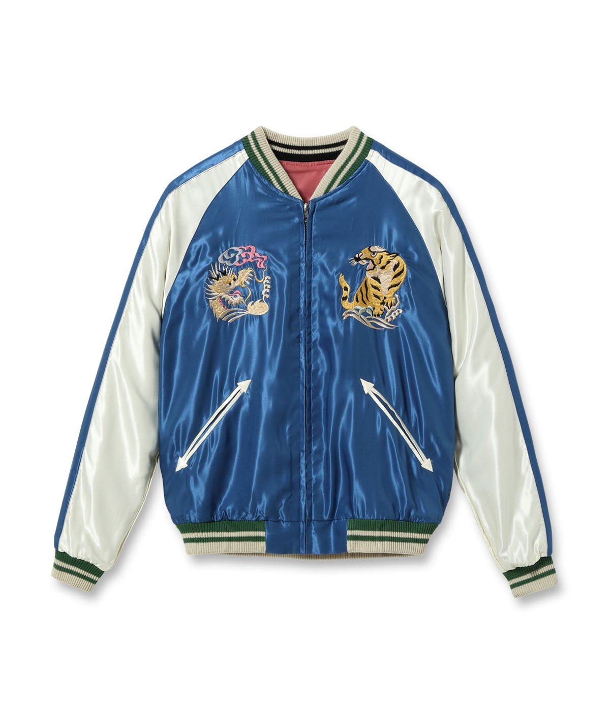 Early 1950s Style Acetate Souvenir Jacket “WHITE EAGLE” × “LANDSCAPE”
