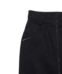 Front ZIP Tight Denim Skirt