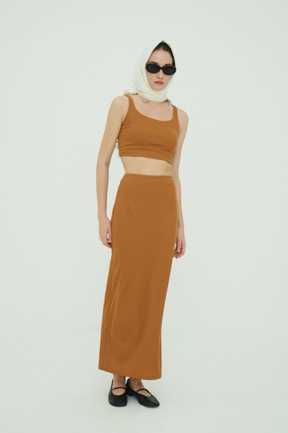 3-PIECE LONG SKIRT SWIM SET