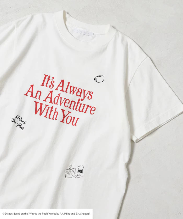 Winnie-the-Pooh Message Print T-Shirt