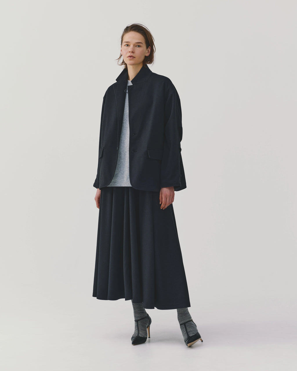 W's TECH LOOSE 2B JACKET FLANNEL