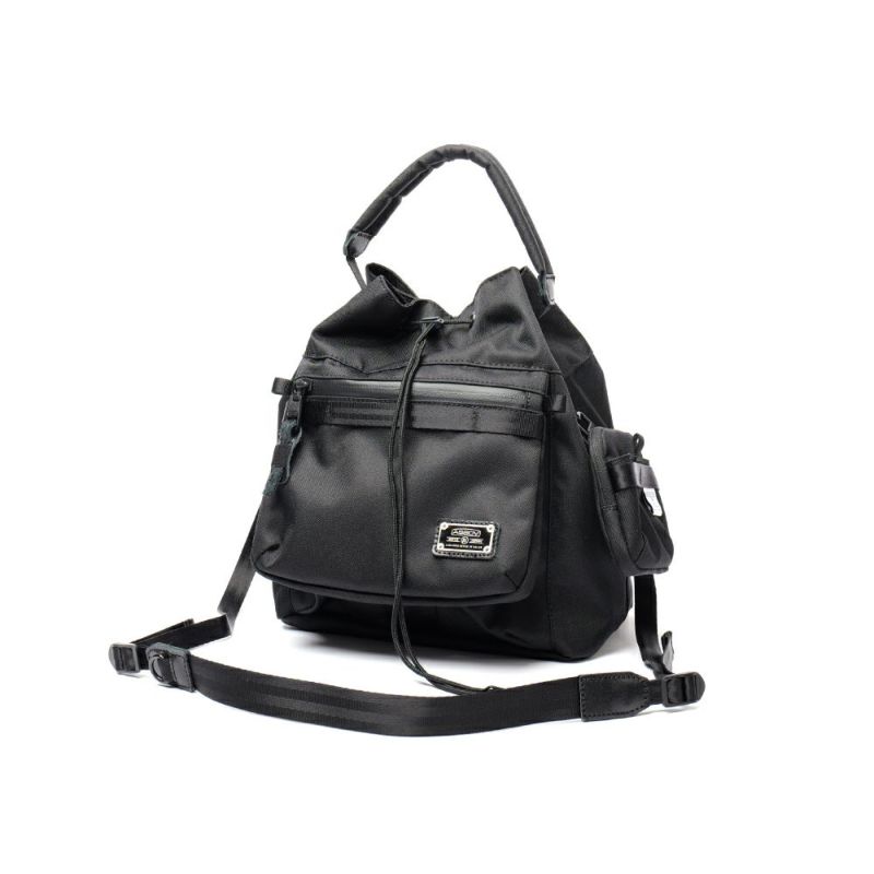 CORDURA DOBBY 305D DRAWSTRING SHOULDER / BLACK