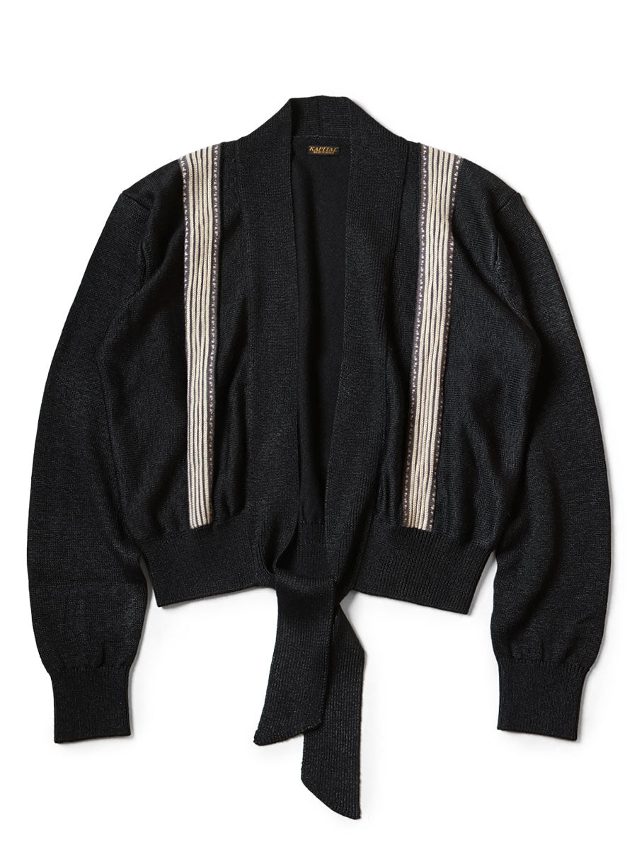 7G Retro Striped Opera Cardigan