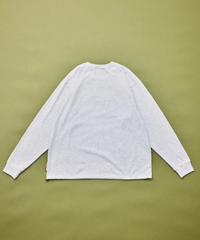 FREAK'S STORE for BEACH & FES Relax Fit One Point Logo Spindle Long Sleeve T-Shirt