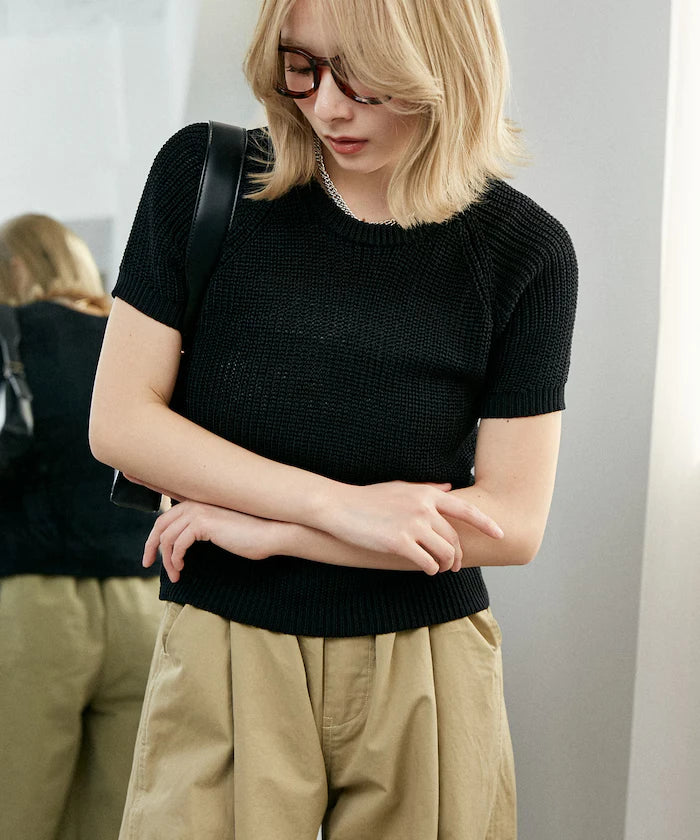 Compact Summer Knit with Purl Stitch - Limited Expansion