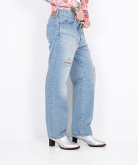HYS Logo Straight Denim Pants