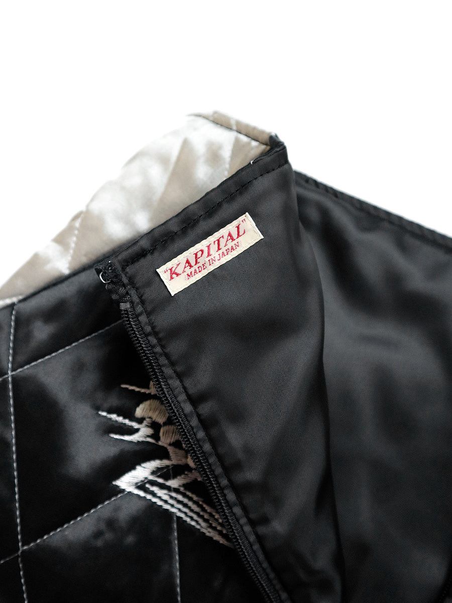 Rayon Satin Kilding Mini Skirt (JAPAN)