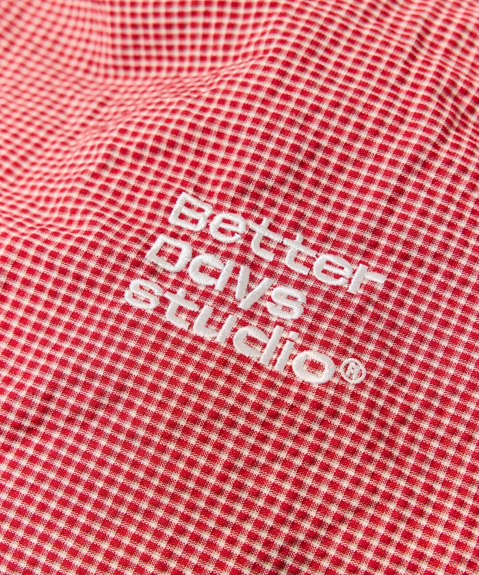 BetterDays Studio × FREAK'S STORE Drawstring Check Tote Bag