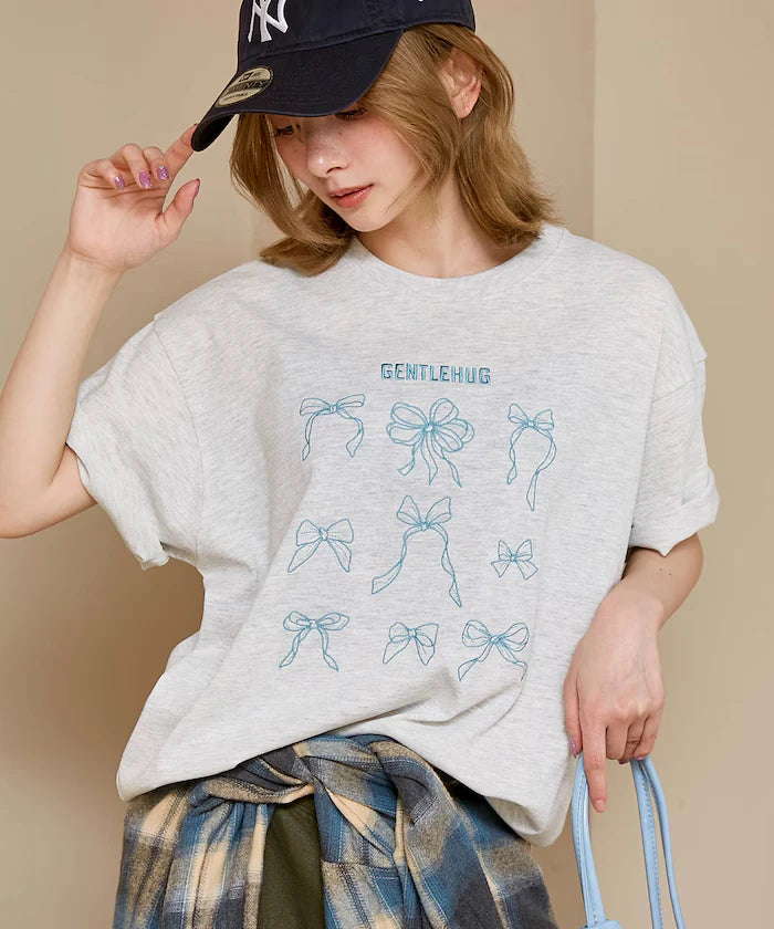 Ribbon Embroidery T-Shirt Limited Edition