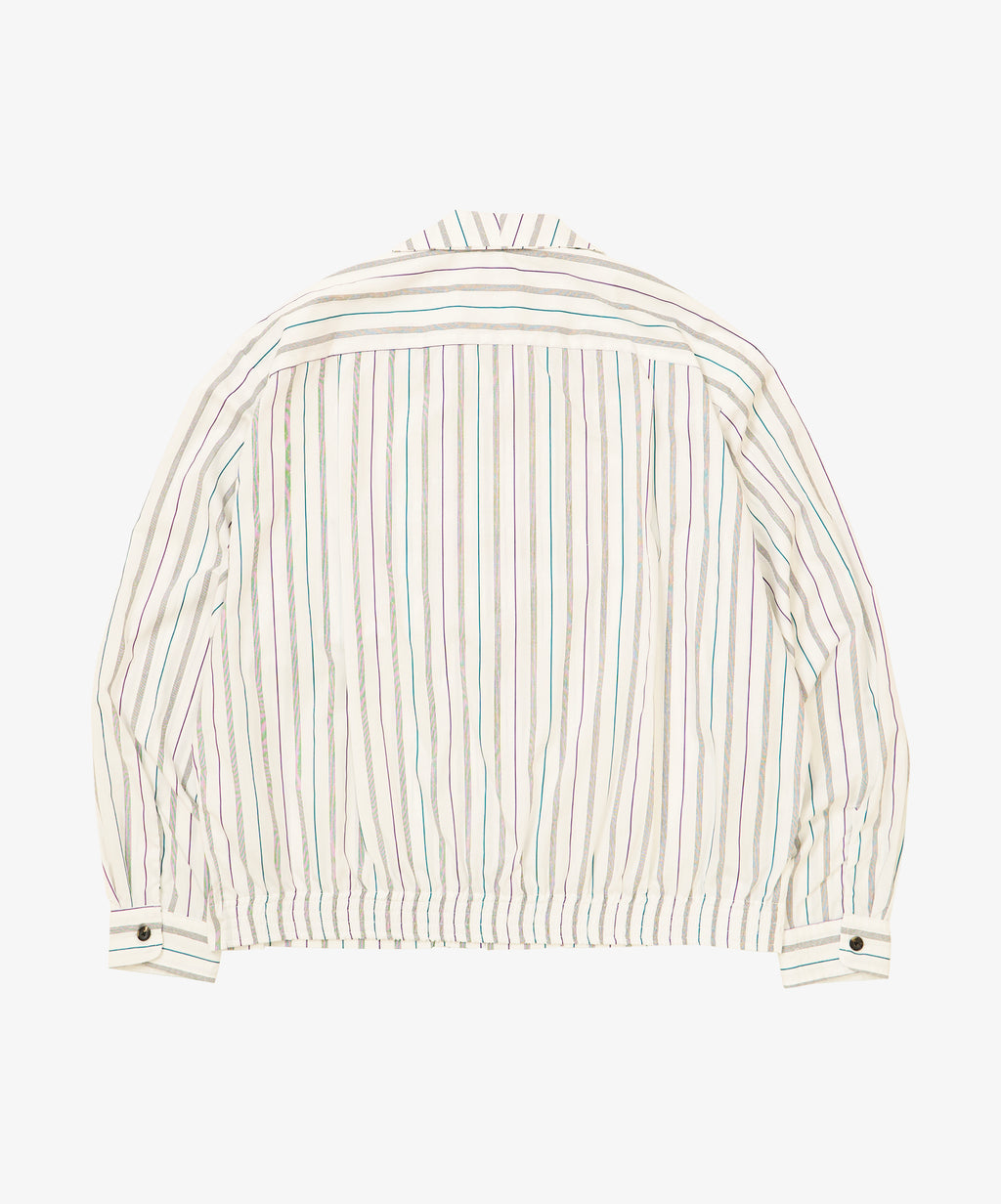 rib blouson deadstock white stripe