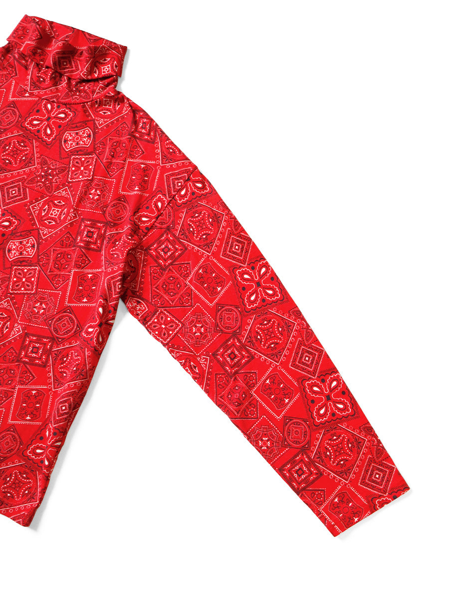20/-Tenjiku COOKIE Bandana pt High Neck Long T