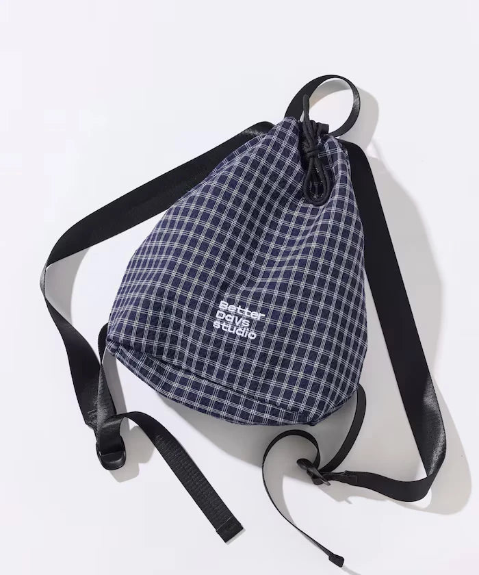 BetterDays Studio × FREAK'S STORE Packable Check Mini Bag