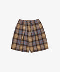 circular short plaid harris tweed