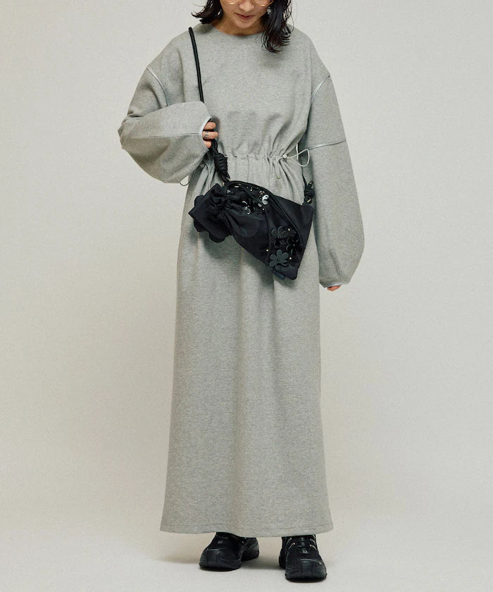 Cocoon Sleeve Damboru Sweat One-Piece / Spindle