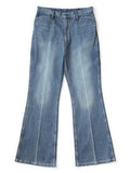 14oz Denim 5P Frisco Flare (Center Pleats Processing)