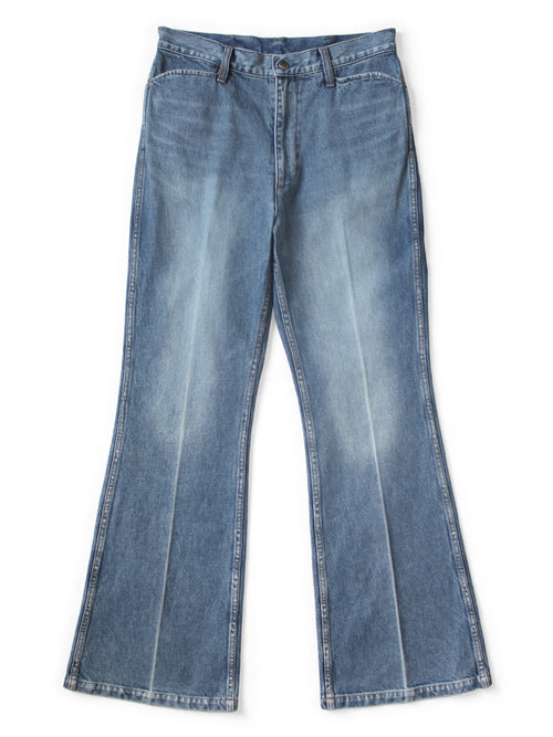 14oz Denim 5P Frisco Flare (Center Pleats Processing)