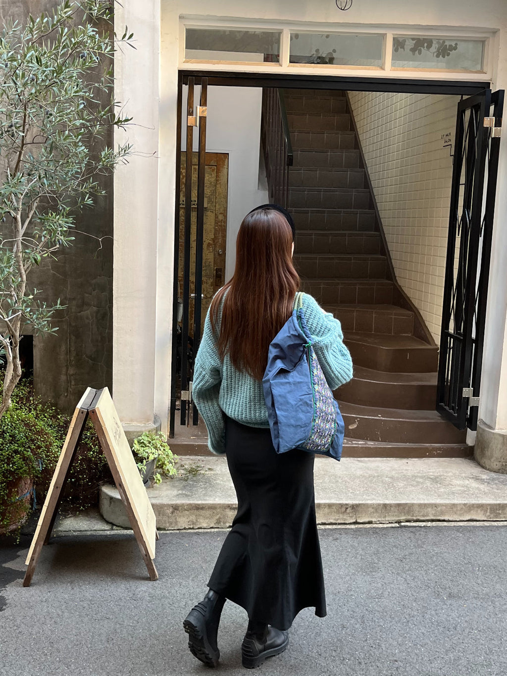 FLOWER LINE Ⅱ(Flower Line II)L#32 NAVY-301170
