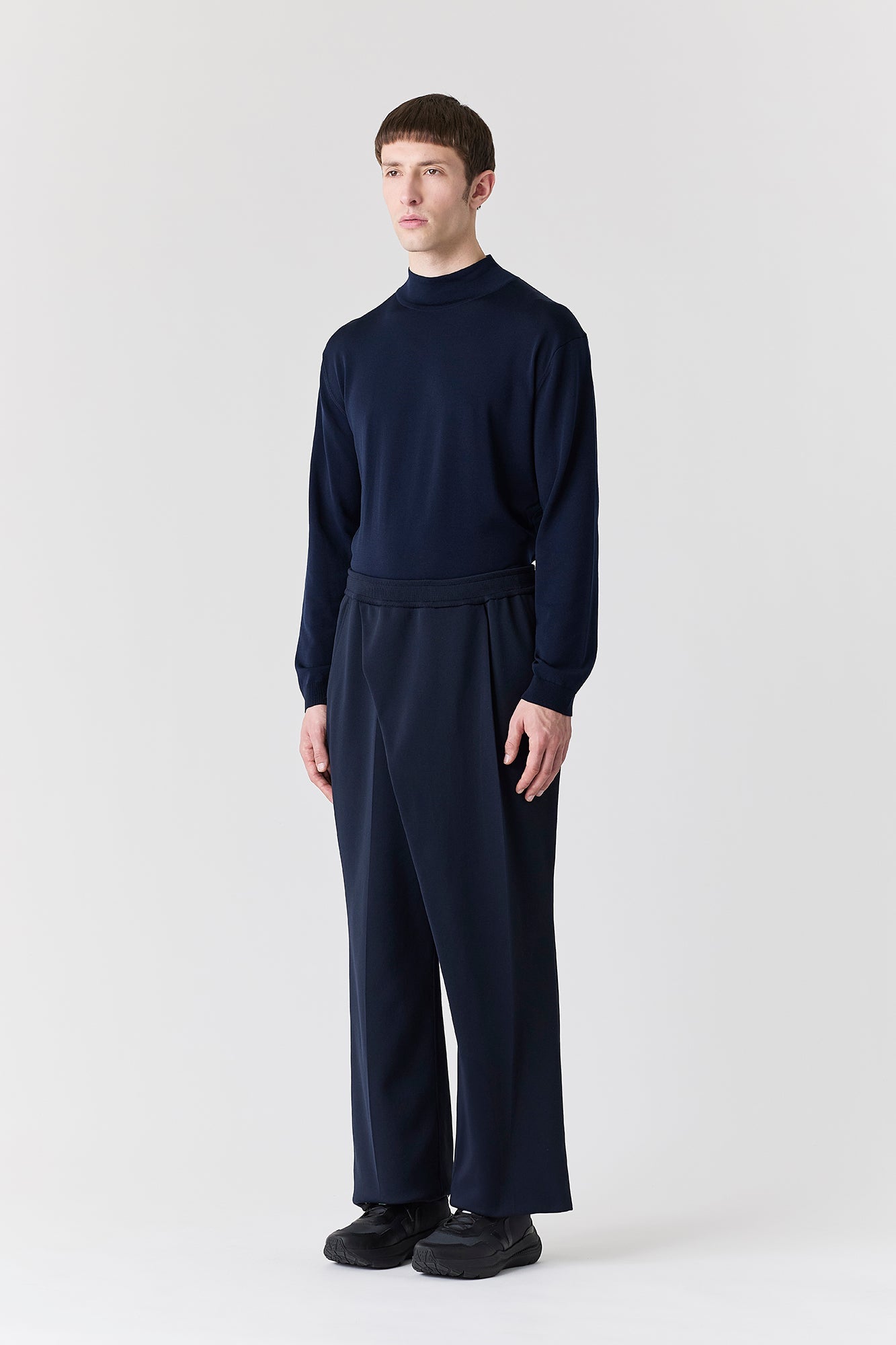 SOFT MILAN WRAP FRONT PANTS
