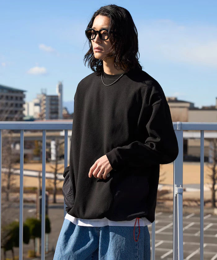 Side Pocket Spindle Tech Thermal Crew