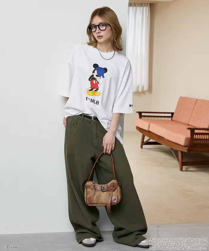 MLB/MICKEY MOUSE/Exclusive Print T-Shirt Limited Release