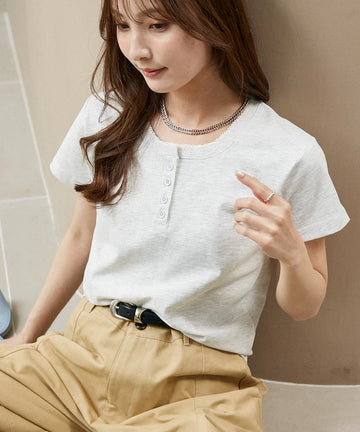 Picot Race Henry Neck T-Shirt Limited Edition
