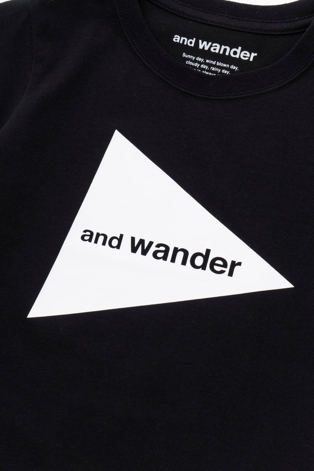 and wander big logo T kids