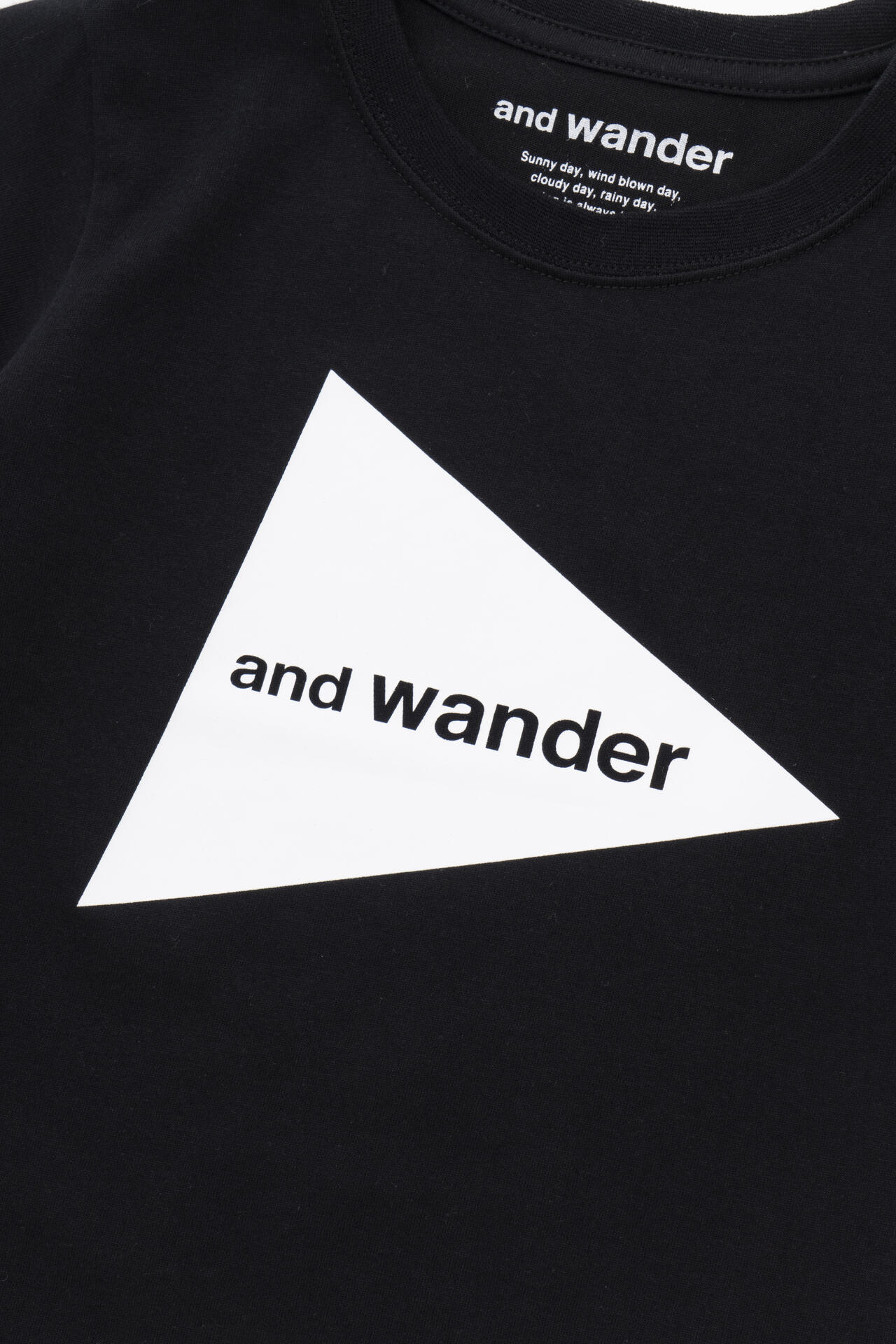 and wander big logo T kids