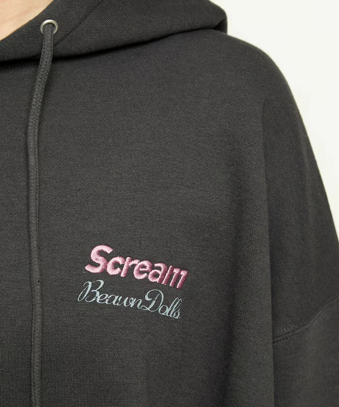 Sagara Embroidery French Bulldog Fleece-Lined Hoodie Limited Edition