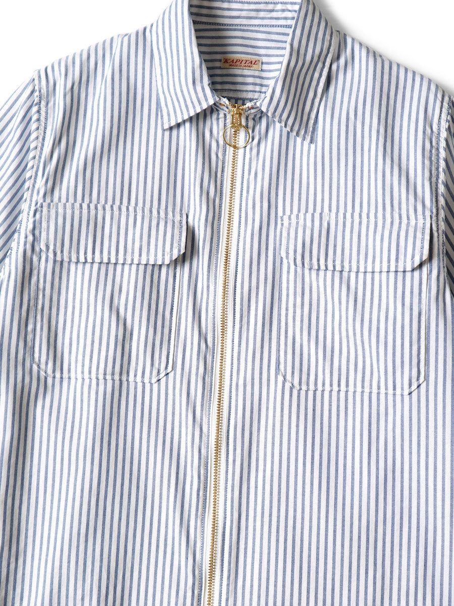 OX Stripe Drizzler Work Shirt Dress